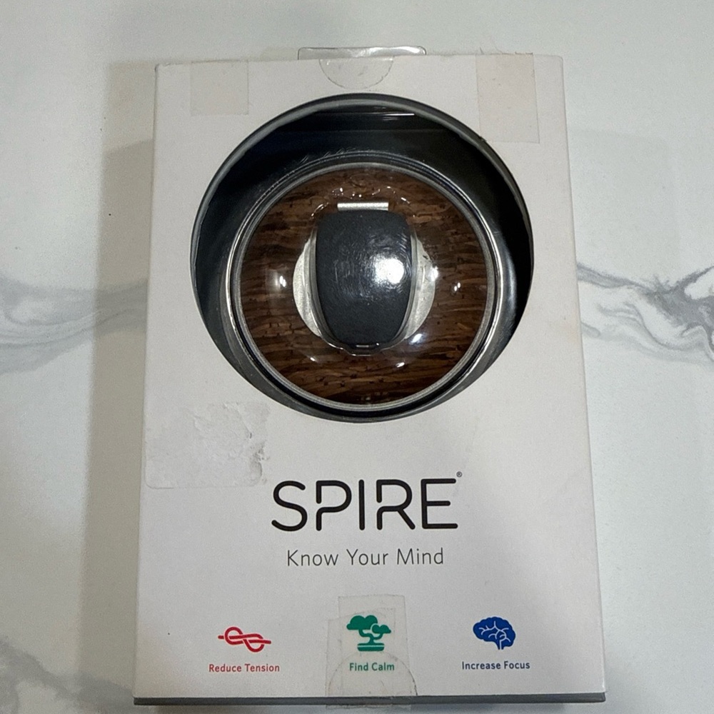 Aspire Mindfulness Device in Silver and Brown